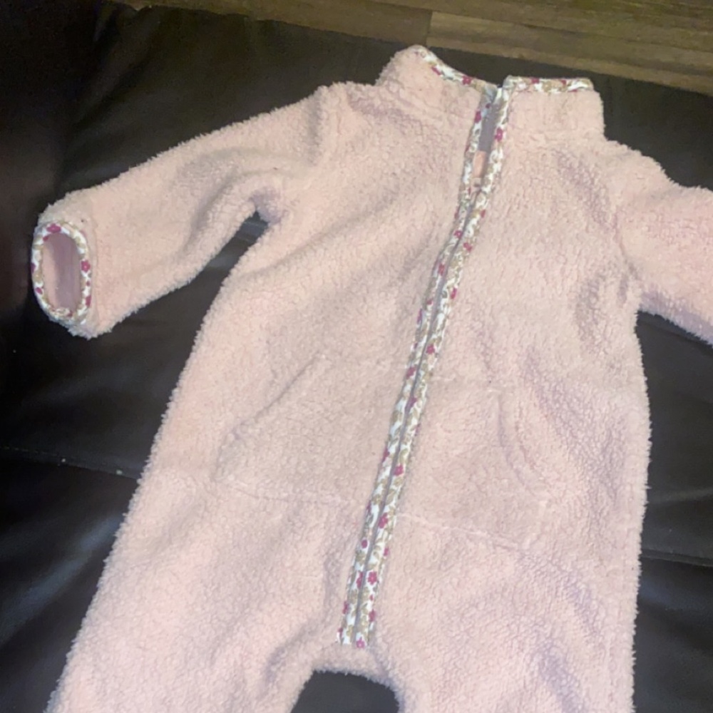 Warm fleece jumpsuit